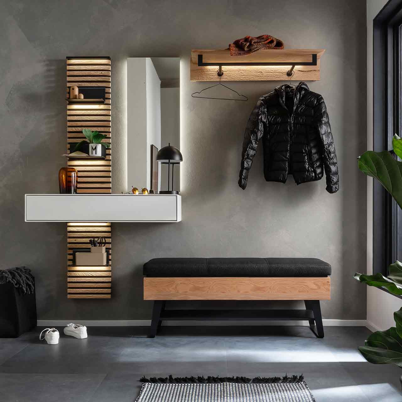 Schöner Wohnen Garderobe YONNA - Sitzbank 8340-3121 - Milieu