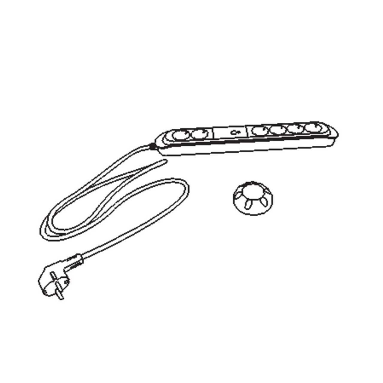Hartmann Schöner Wohnen - Garderobe YONNA - Steckdosenleiste 8340-0130