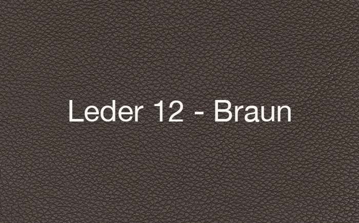 Leder 12 - Braun